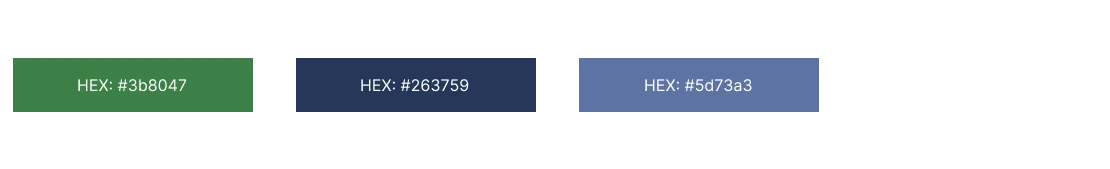 Primary brand color palette